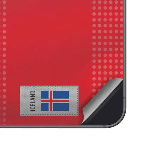 Iceland Soccer Flag Galaxy S25 Skin